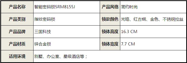 智能门锁 电子门锁 密码锁