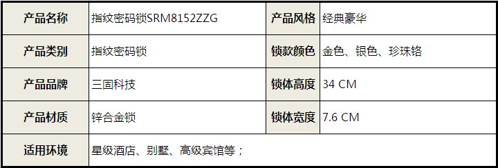 指纹密码锁 电子门锁 智能门锁